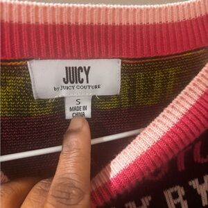 juicy couture sweater multicolor